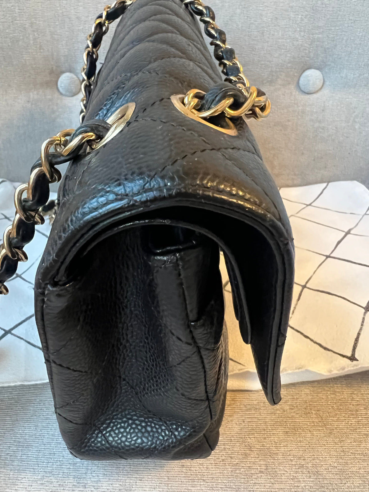 Chanel Medium Classic Flap in Black Caviar