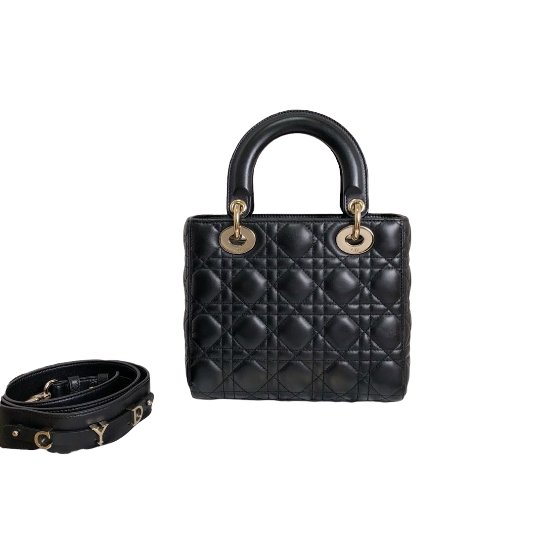 Lambskin My Lady Dior Black GHW