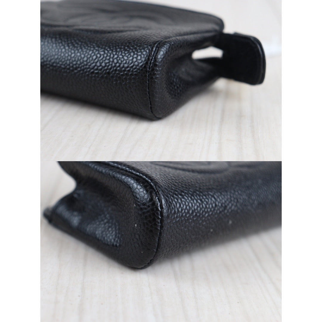 Rank AB ｜Chanel Caviar Skin Pouch｜V23070711