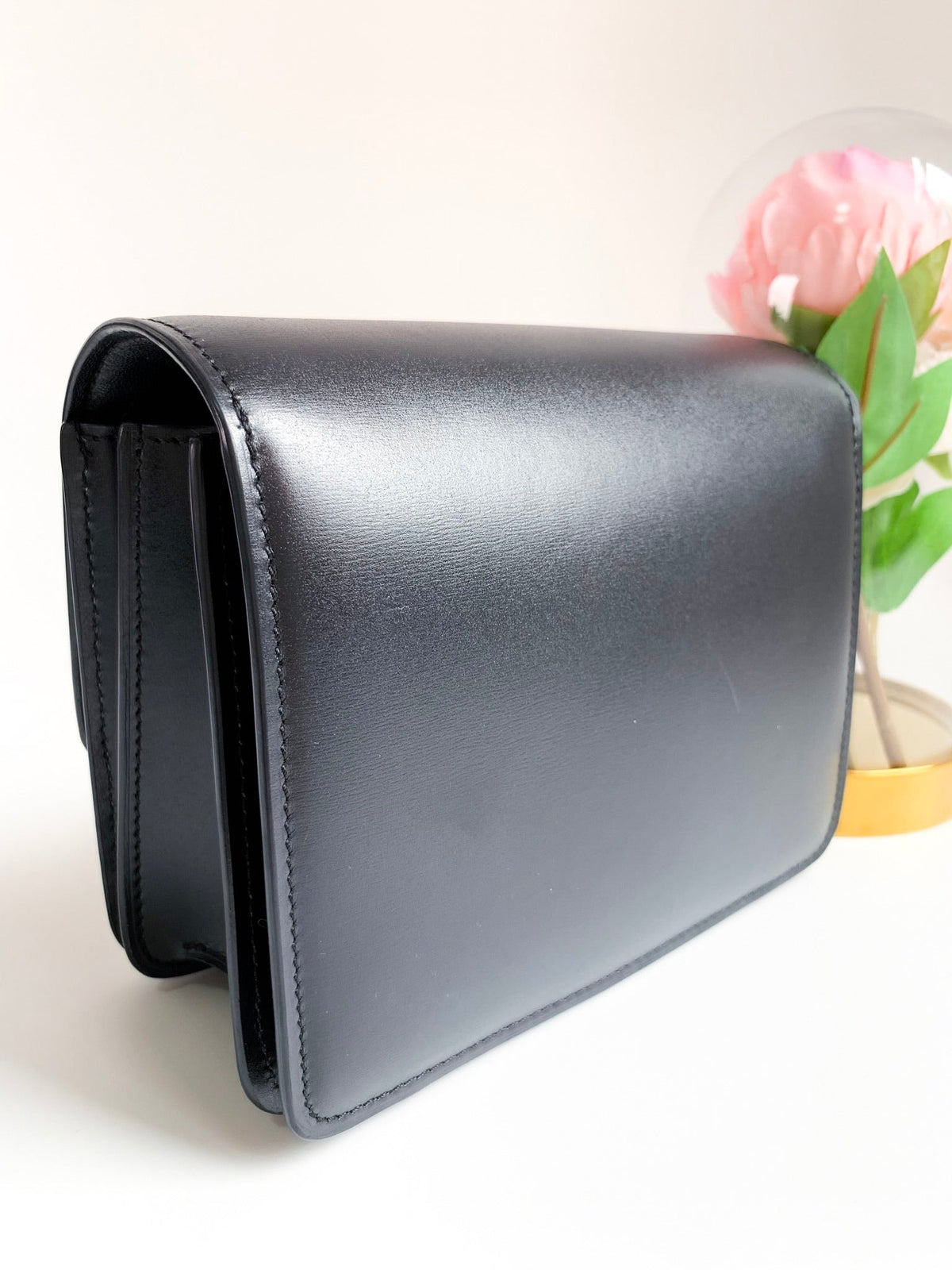Celine Small Black Calfskin Box Bag⁣ ⁣⁣⁣⁣⁣⁣⁣⁣⁣⁣