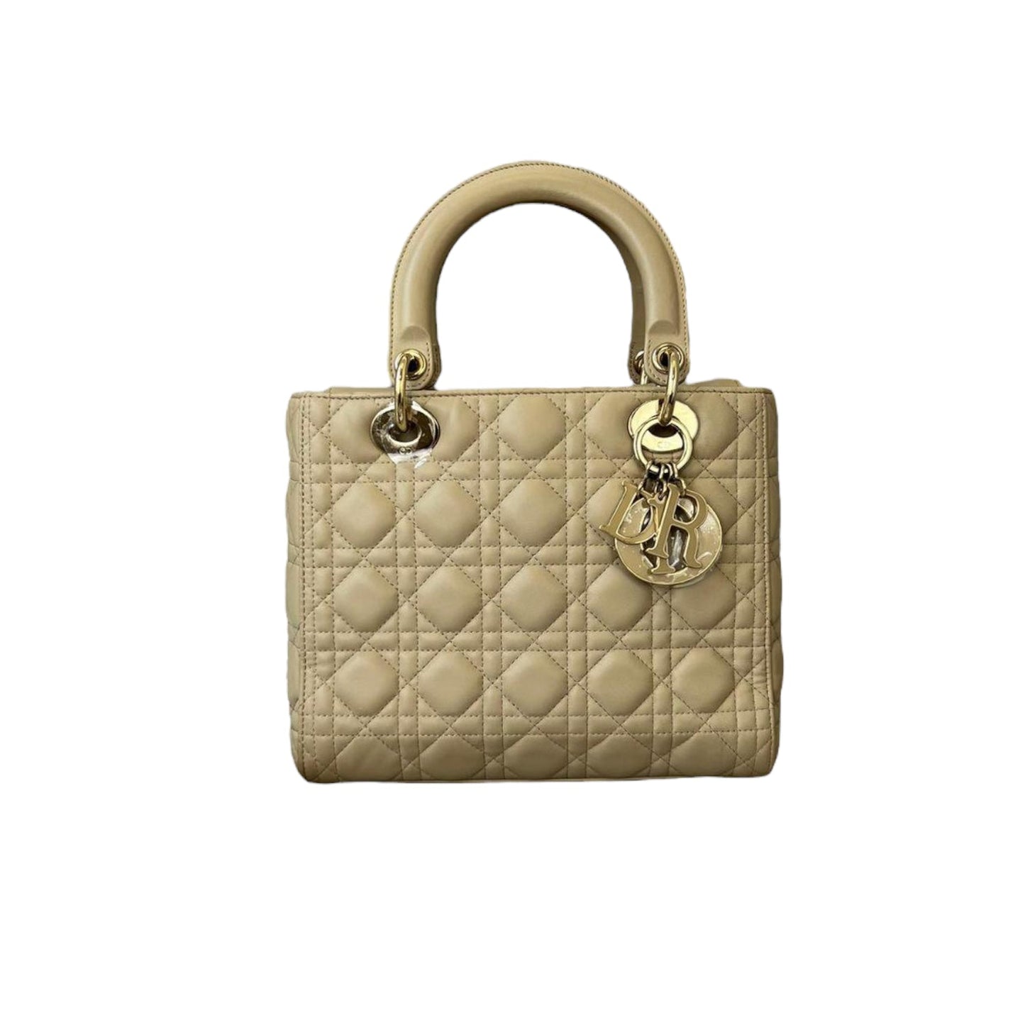 Lady Dior Medium Beige GHW