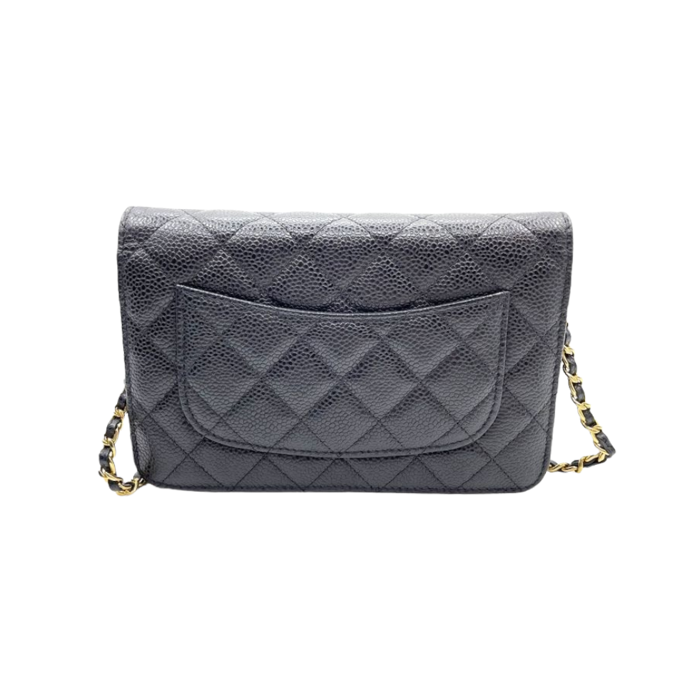 WOC Quilted Caviar Black GHW