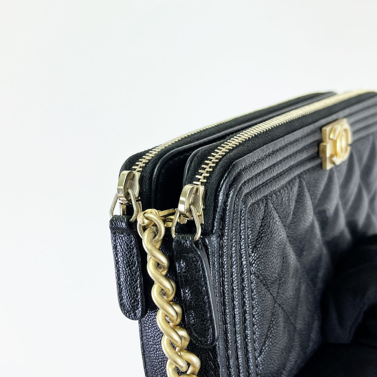 Double Zip WOC Boy Black GHW