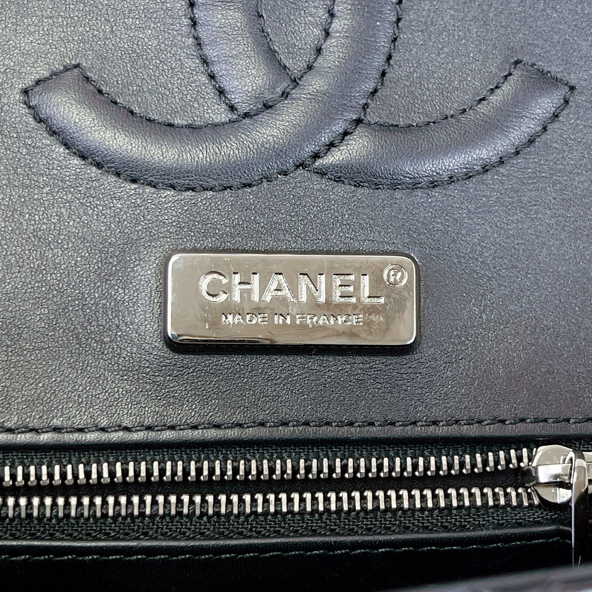 Classic Flap Medium Bag Python Black SHW