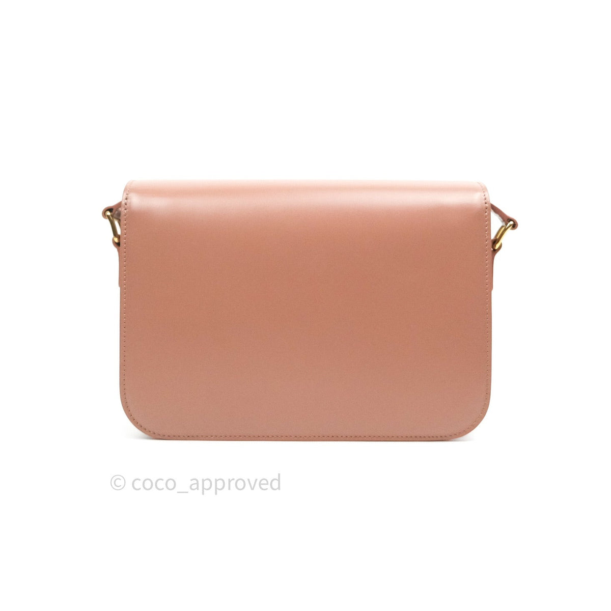 Celine Shiny Calfskin Medium Triomphe Antique Rose