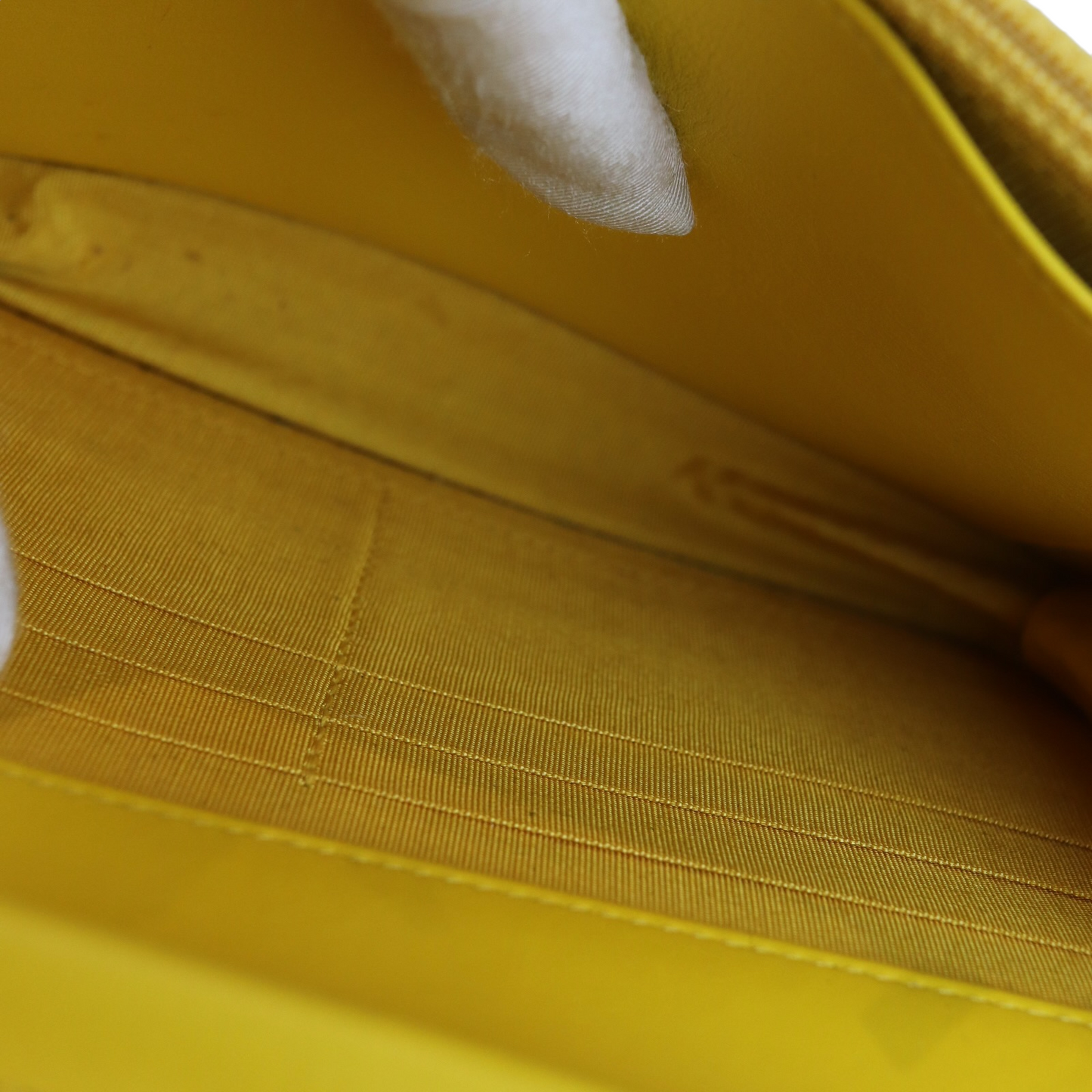 Python Leather Boy Wallet on Chain WOC Yellow SHW