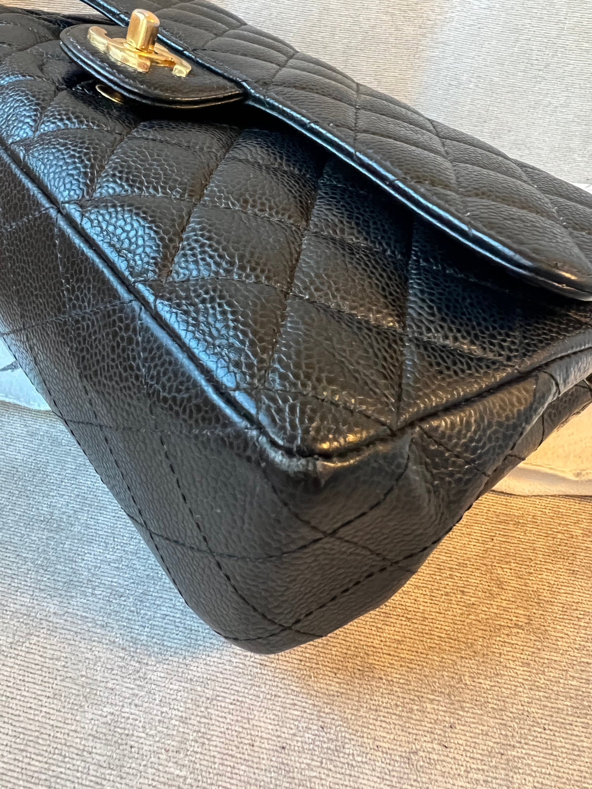 Chanel Medium Classic Flap in Black Caviar