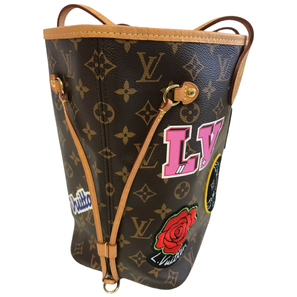 Louis Vuitton Neverfull MM Monogram Canvas Patches