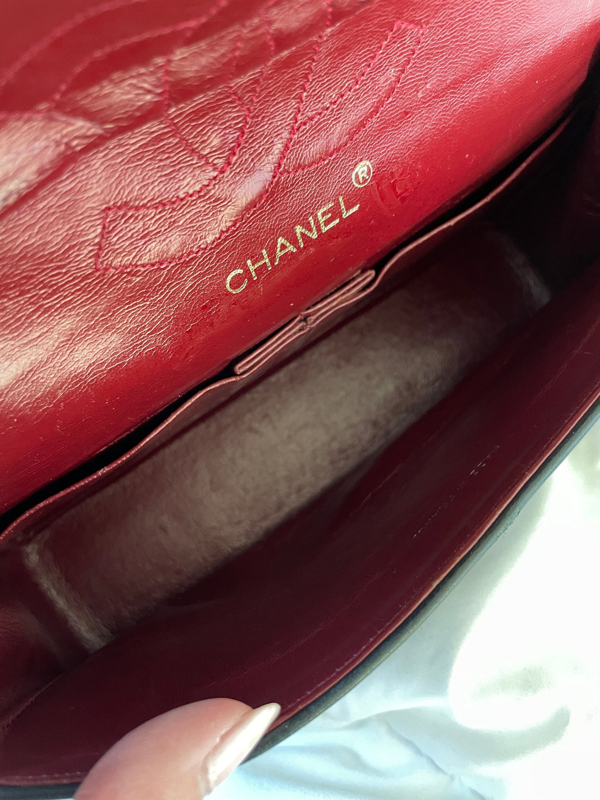 Chanel Small Lambskin Double Flap Bag