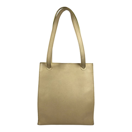 CHANEL   Bag -- Plain Leather CRM W [Designers] Design VINTAGE SHOPPER BAG