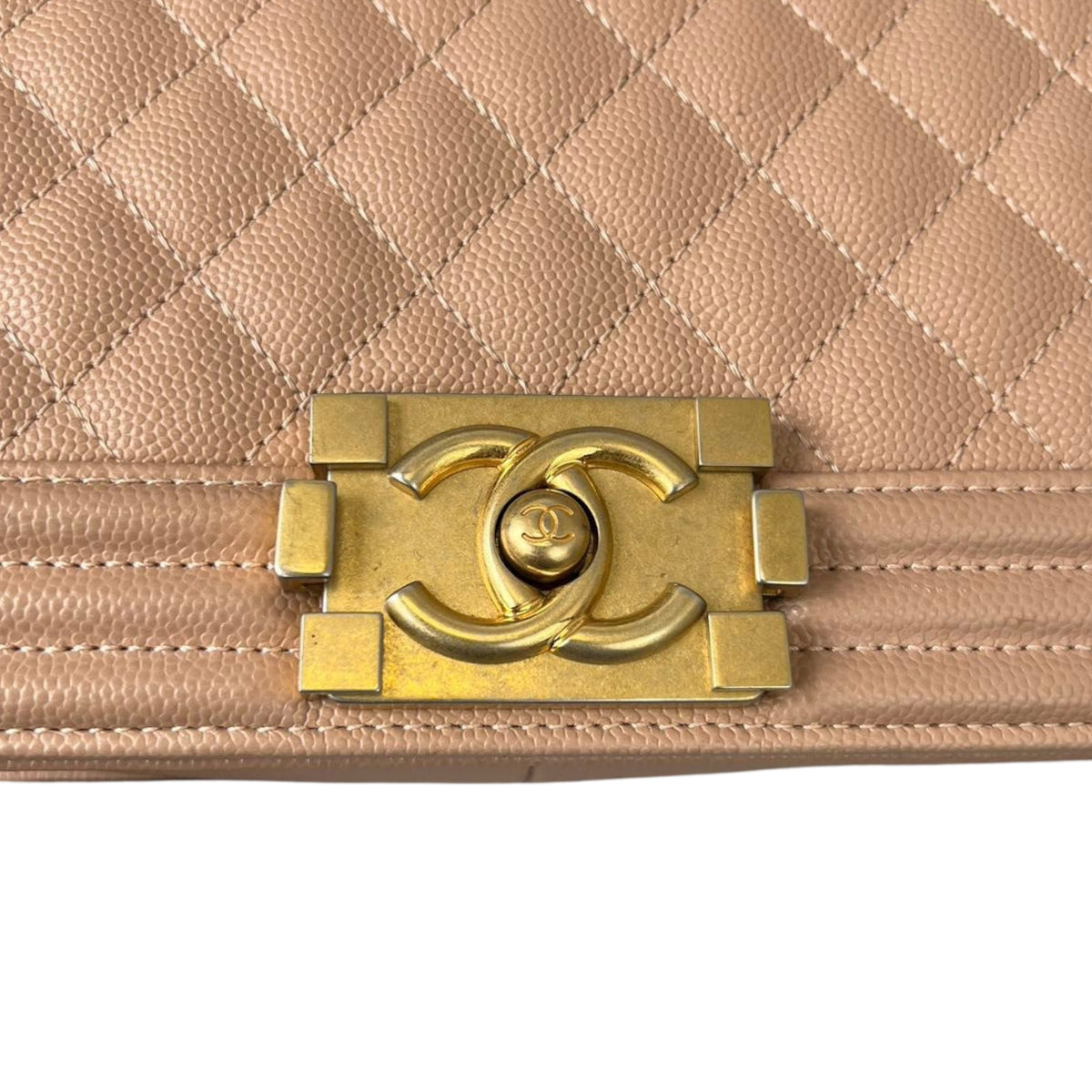 Caviar Boy Old Medium Beige GHW