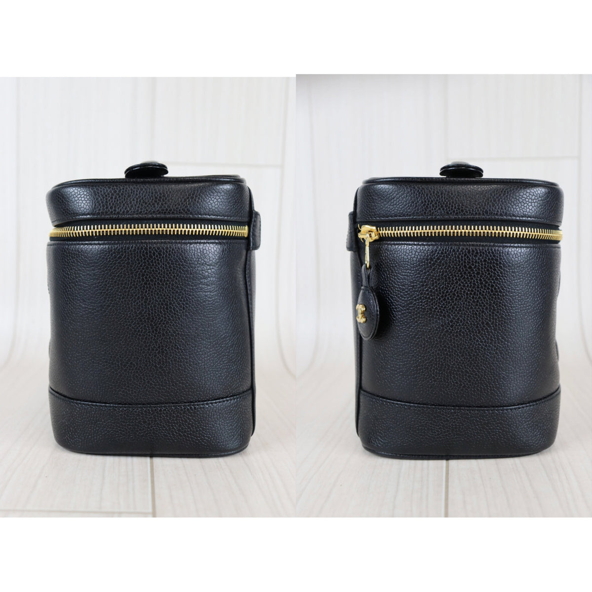 Rank A ｜ CHANEL Caviar Skin Vanity Handbag ｜082404