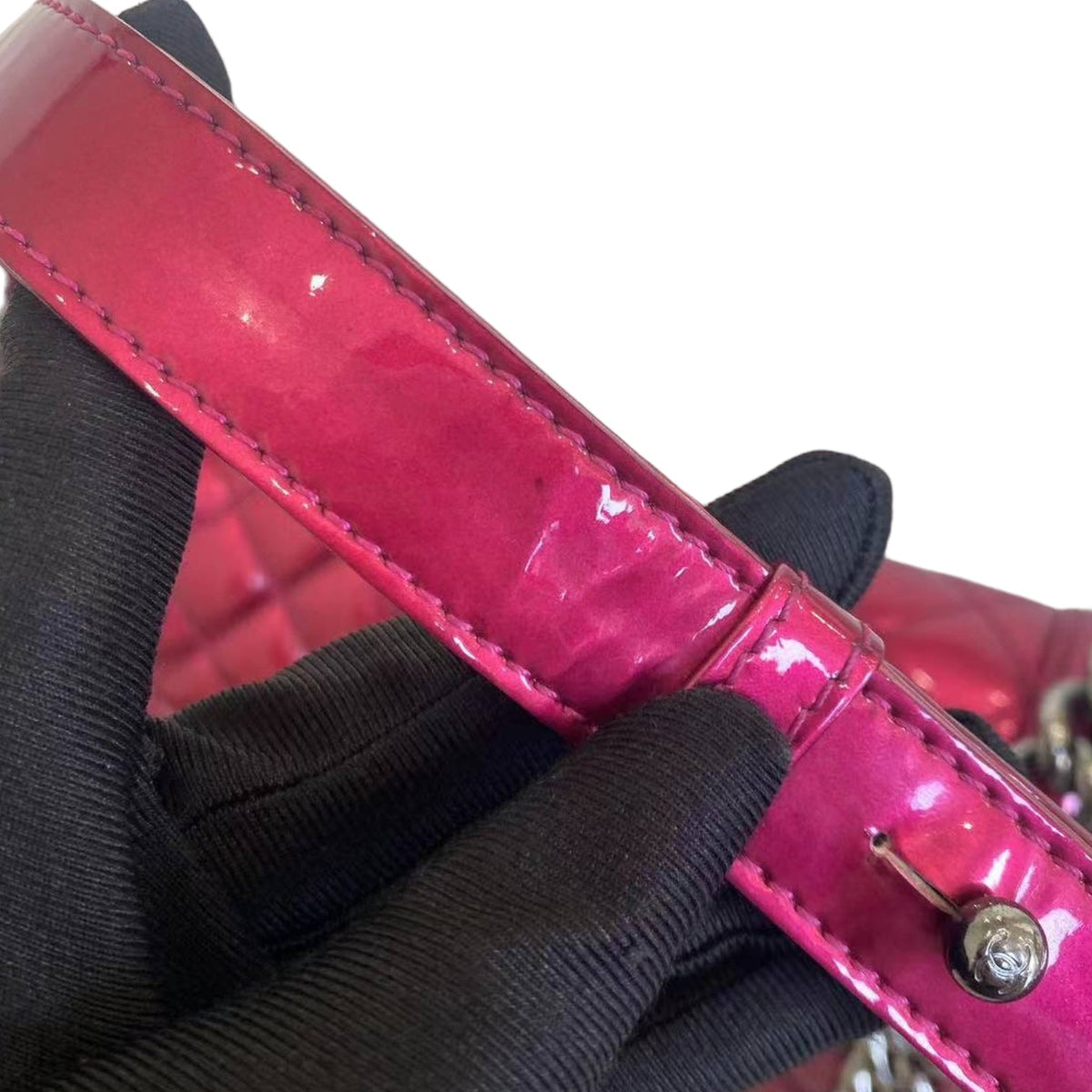 Old Medium Boy Patent Pink SHW