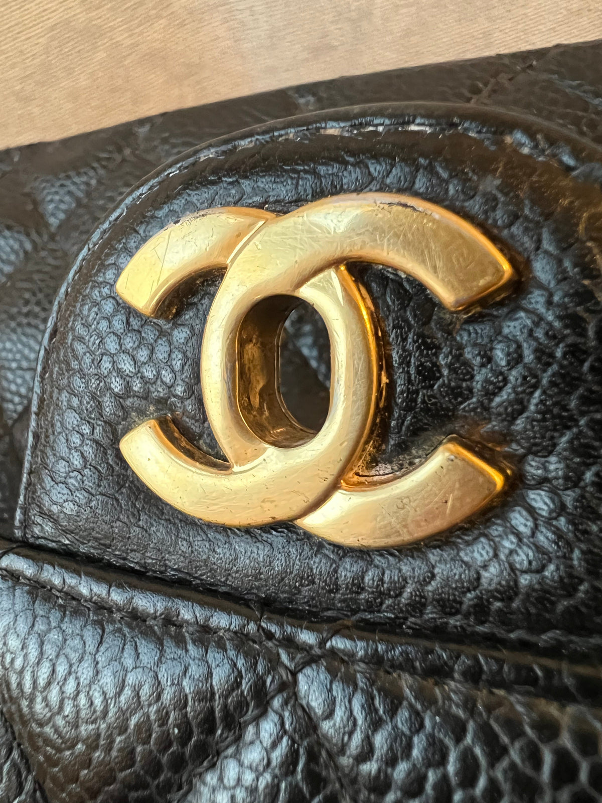Chanel Medium Classic Flap in Black Caviar