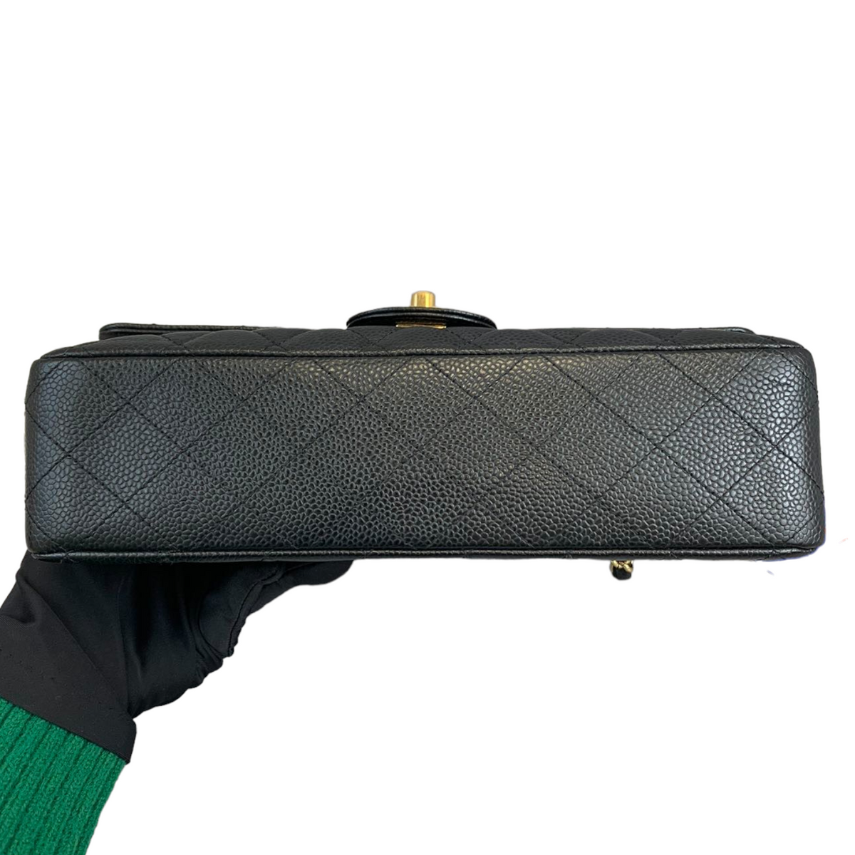 Classic Flap Caviar Medium Black GHW