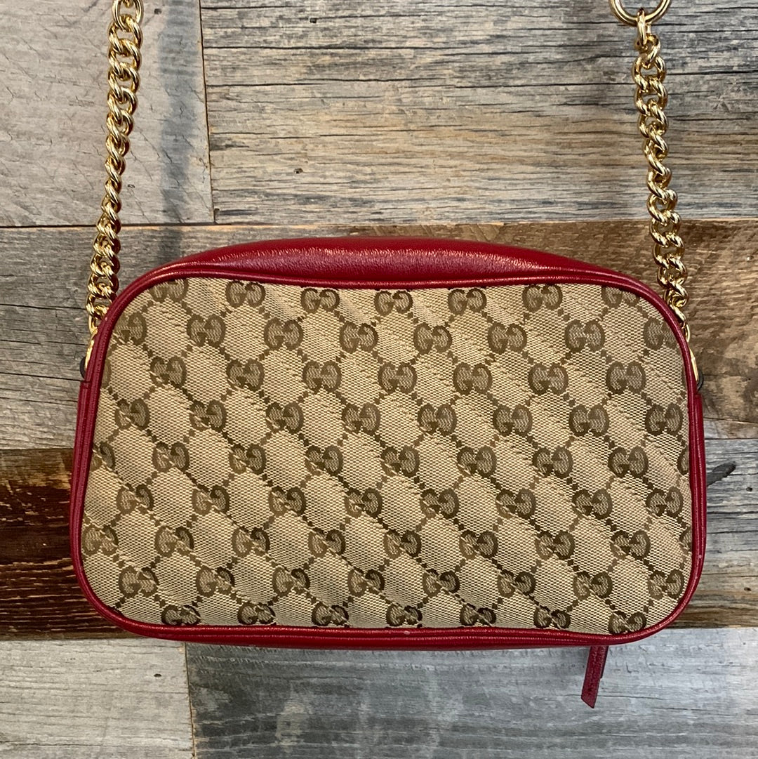 Gucci Marmont Canvas Crossbody