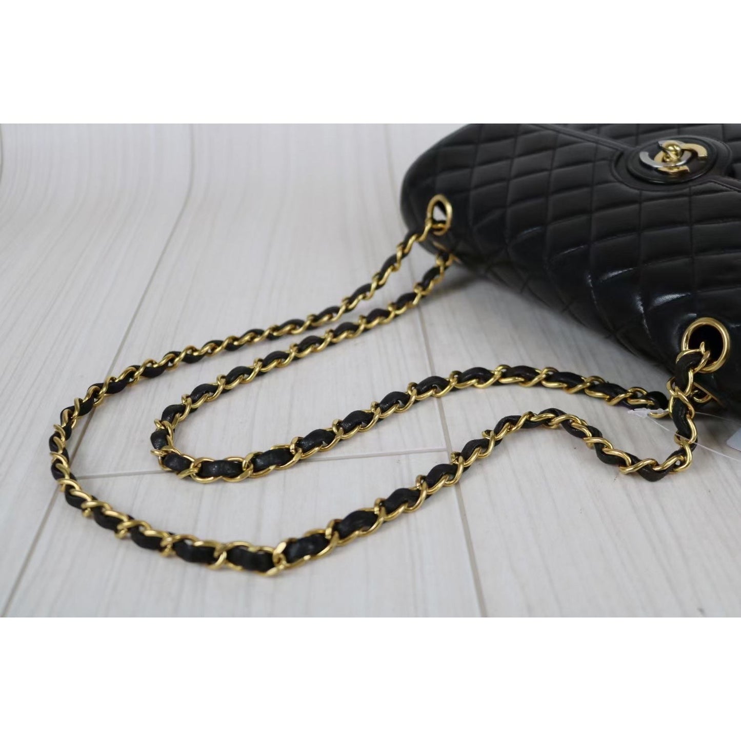Rank A ｜ CHANEL Limited to Paris Matrasse Lamb Skin Chain Shoulder Bag ｜021401