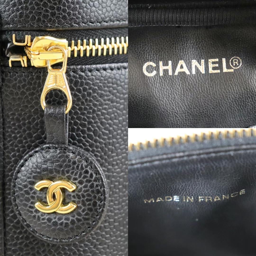 Rank A ｜ CHANEL Caviar Skin Vanity Handbag ｜22111405