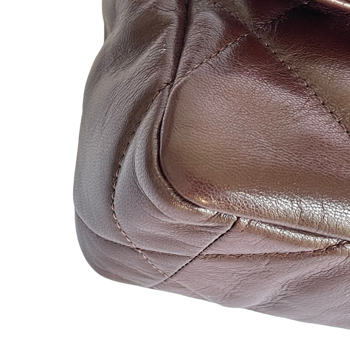 Small Chanel 19 Burgundy MHW