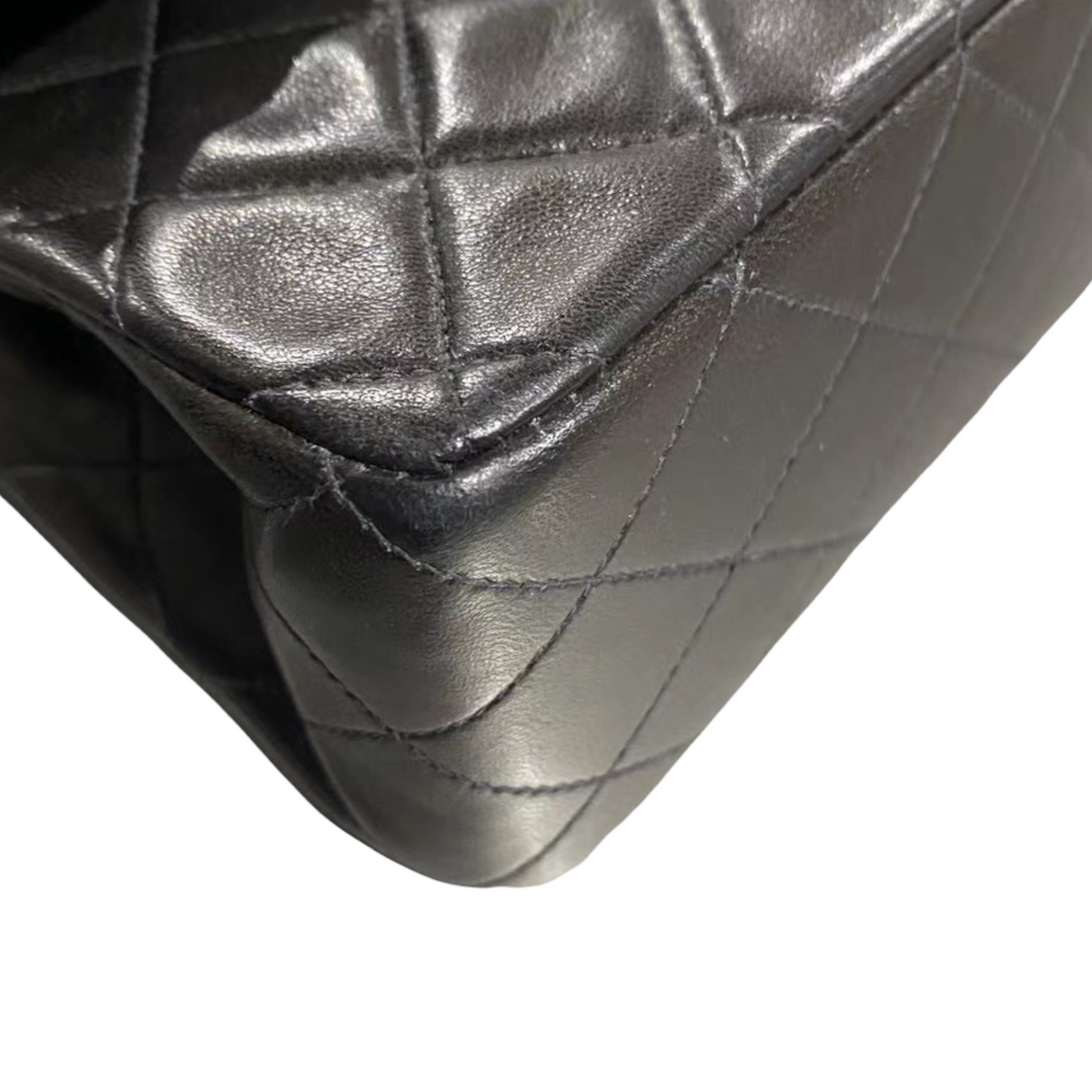 Vintage Classic Flap Medium Lambskin Black GHW