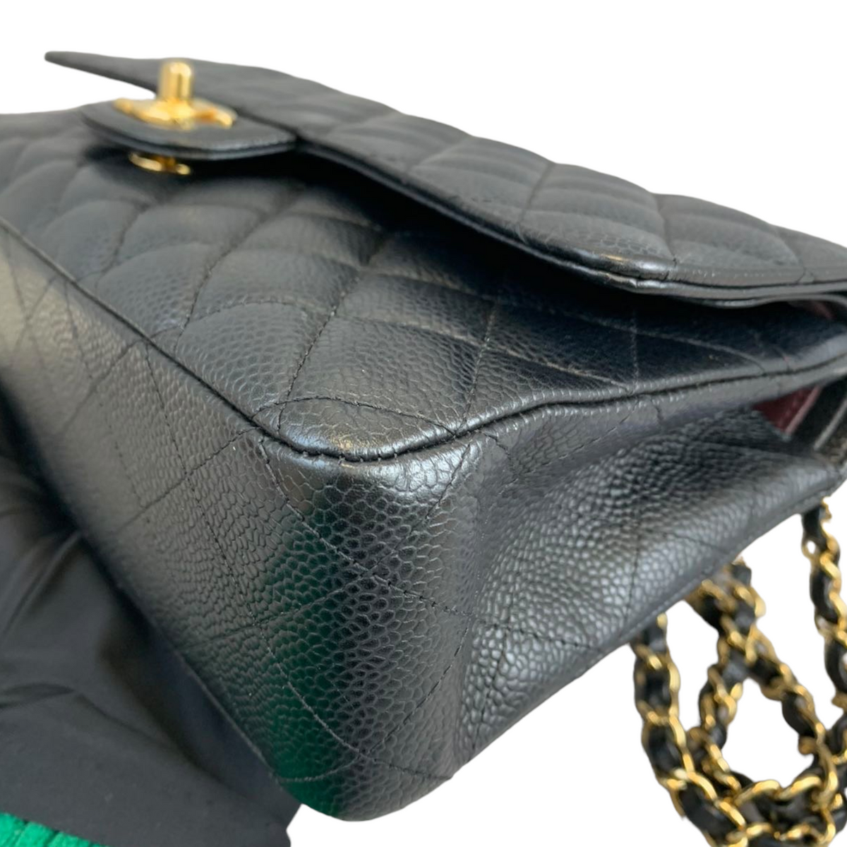 Classic Flap Caviar Medium Black GHW