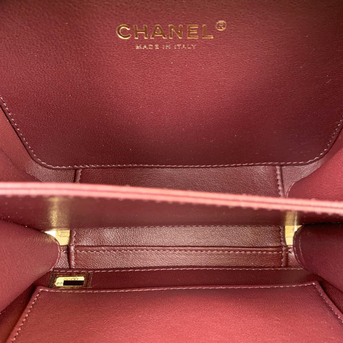 Filigree Vanity Caviar Small Beige/Black GHW