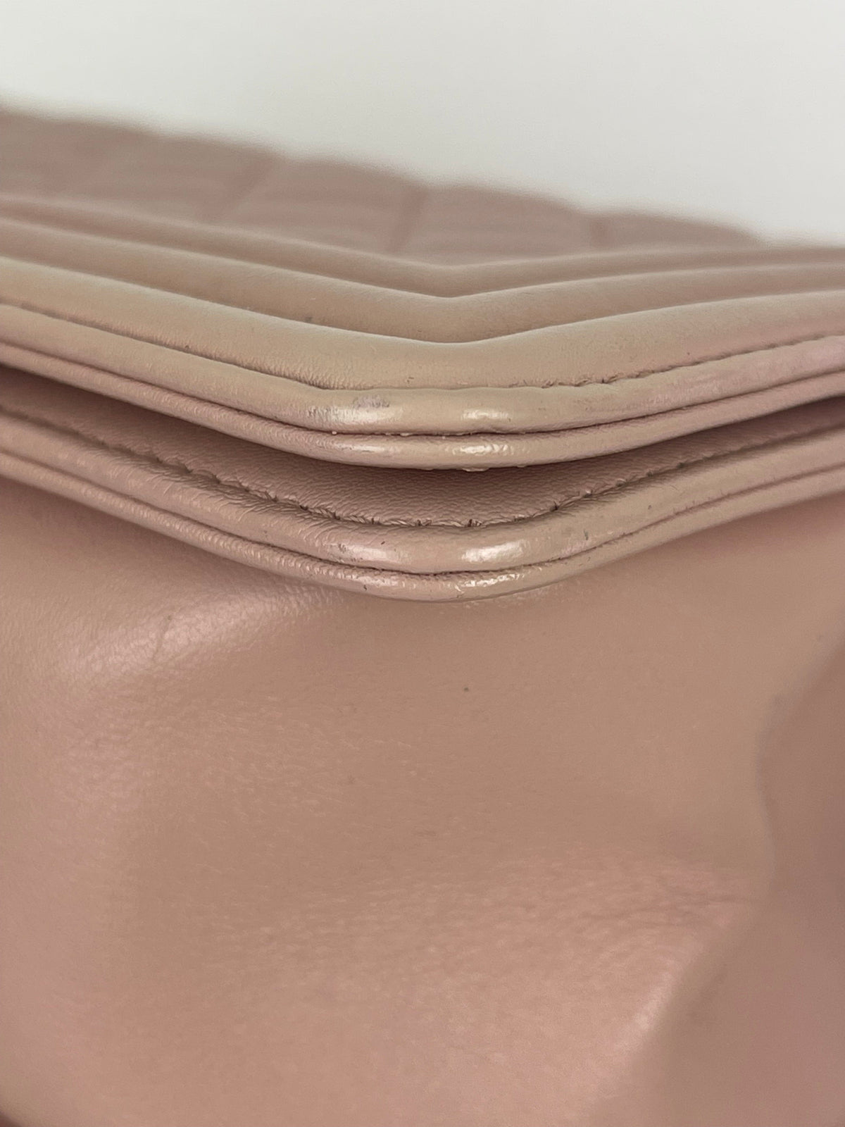 Le Boy Lambskin Old Medium Pink SHW