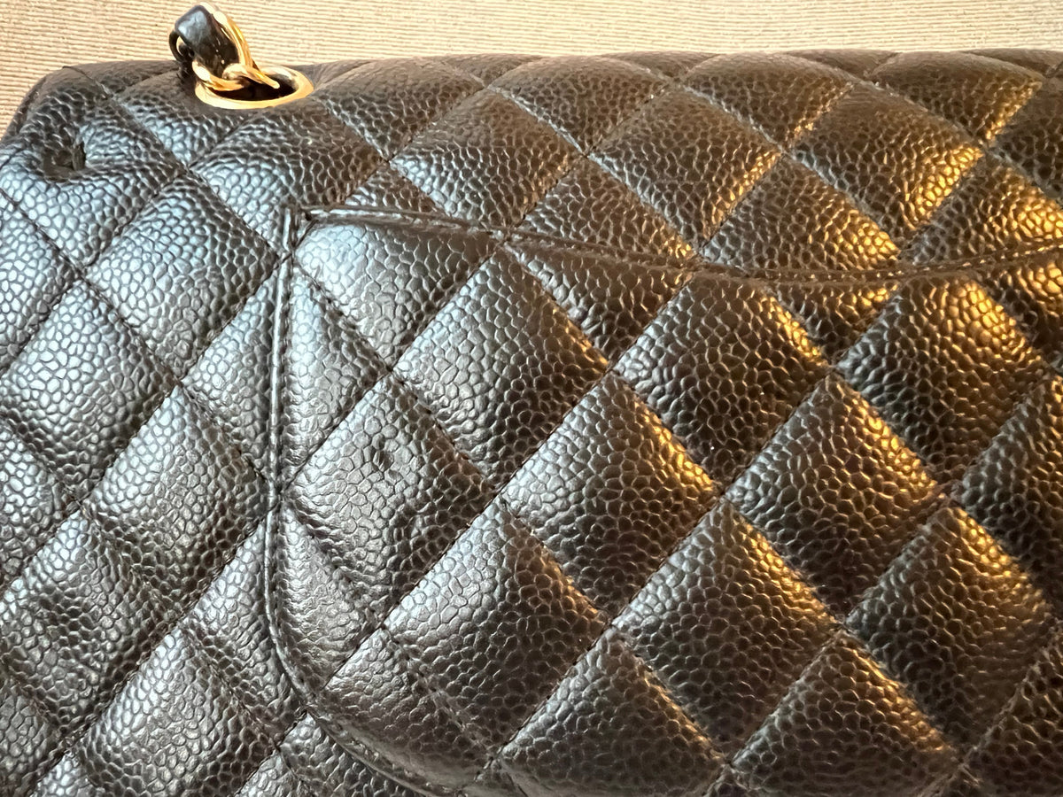 Chanel Medium Classic Flap in Black Caviar