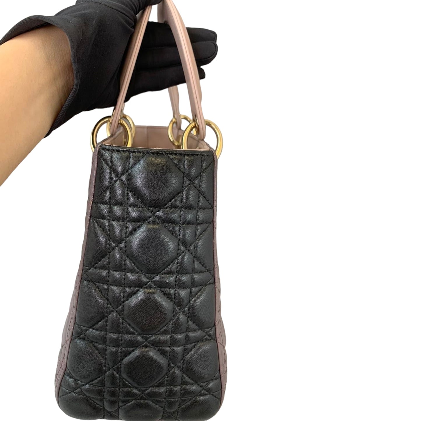 Lady Dior Medium Three Tone Colors GHW