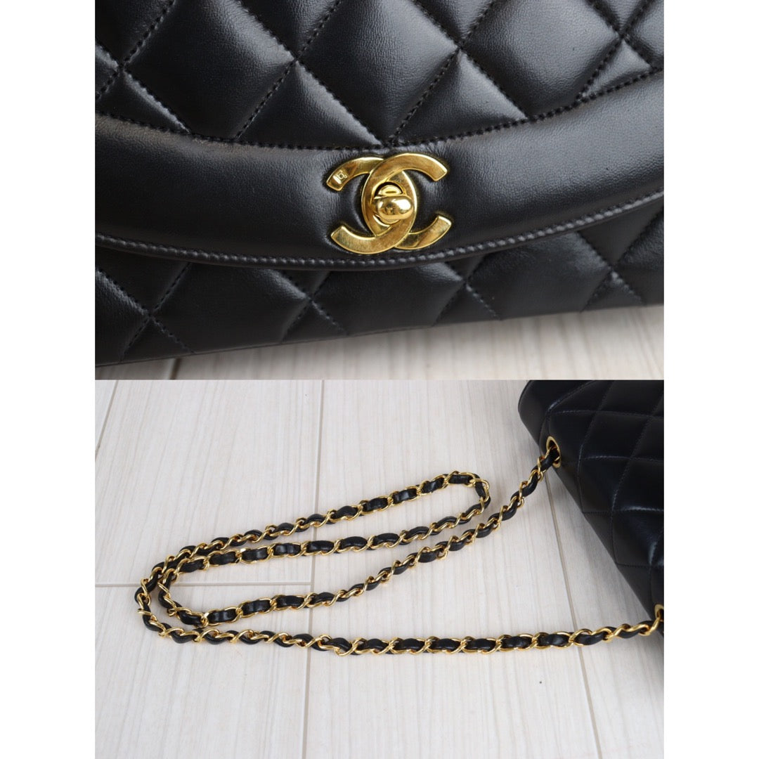 Rank A｜ CHANEL Matrasse Diana 22 Lamb Skin  Chain Bag ｜23052502