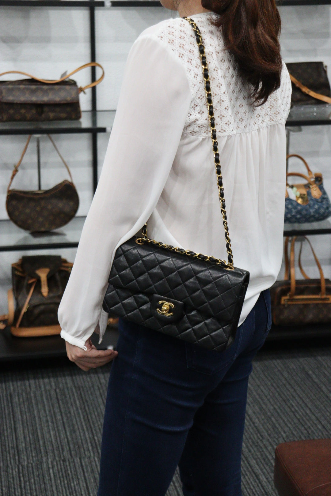 Rank AB ｜ CHANEL Matrasse Double Flap 23 Shoulder Bag ｜23042001