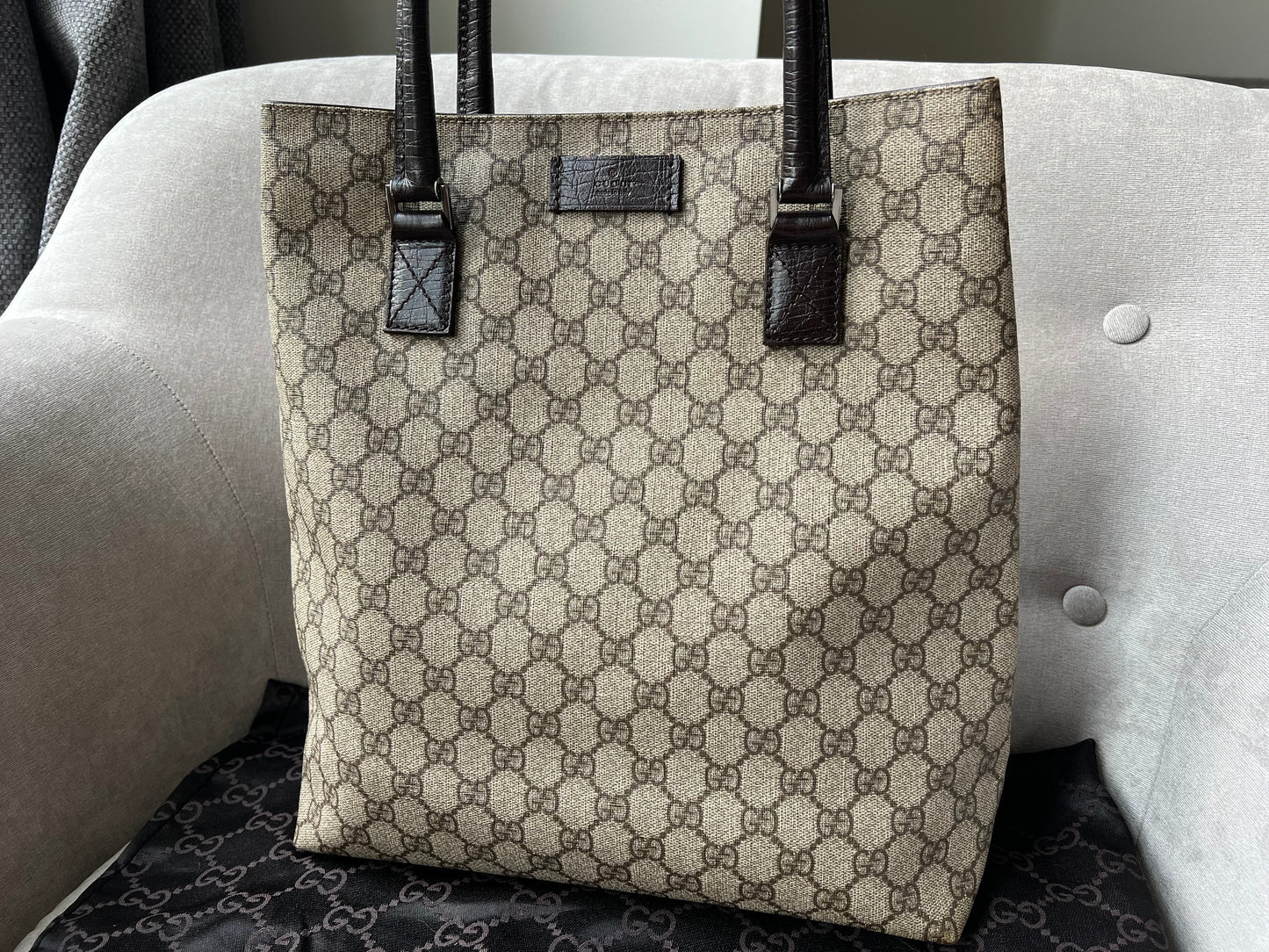 Gucci GG Monogram Canvas Tote Bag