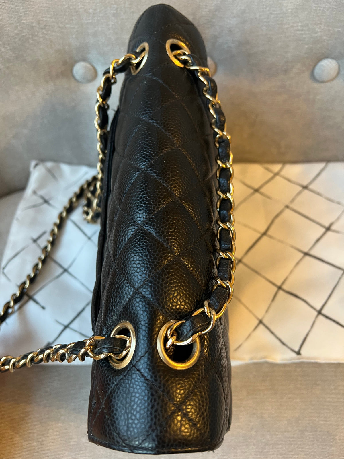 Chanel Medium Classic Flap in Black Caviar