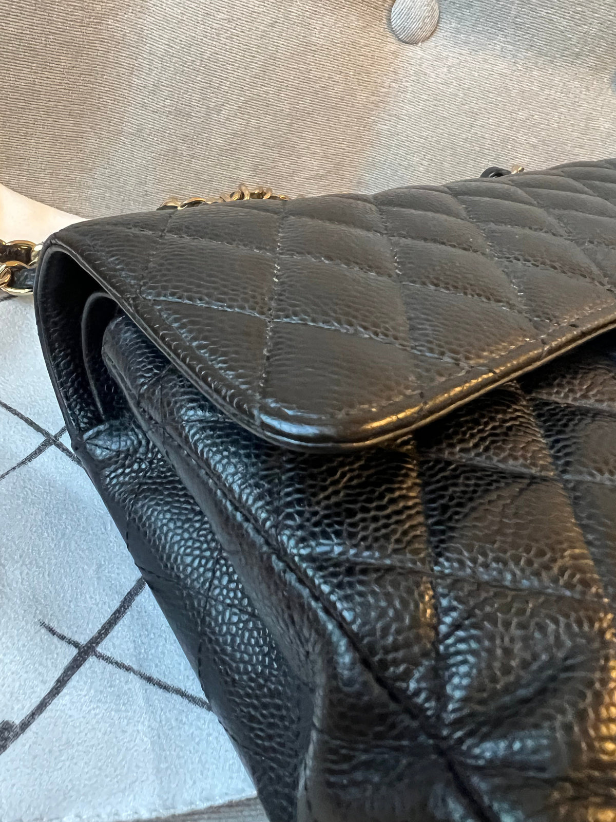 Chanel Medium Classic Flap in Black Caviar