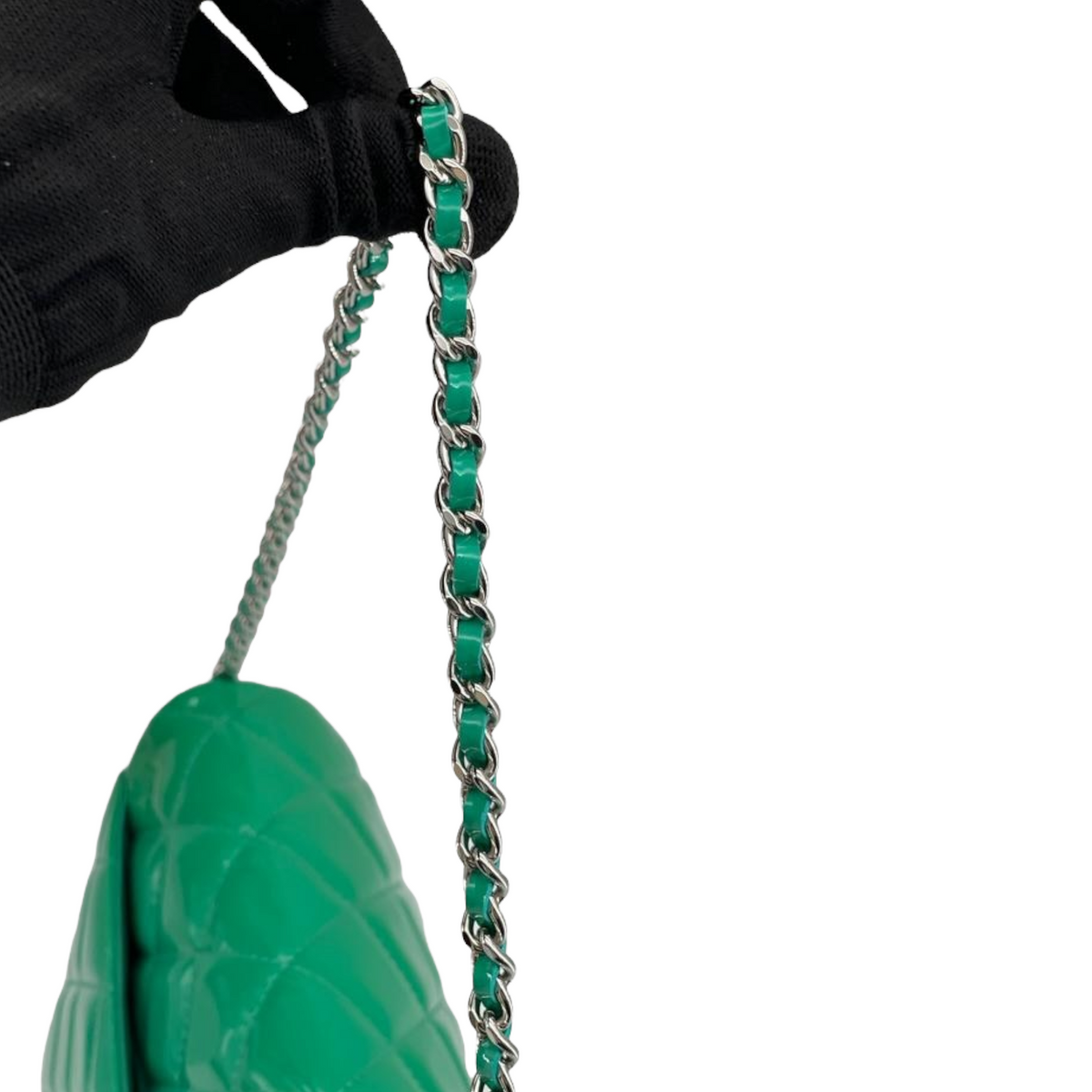 Timeless Clutch Patent Green SHW