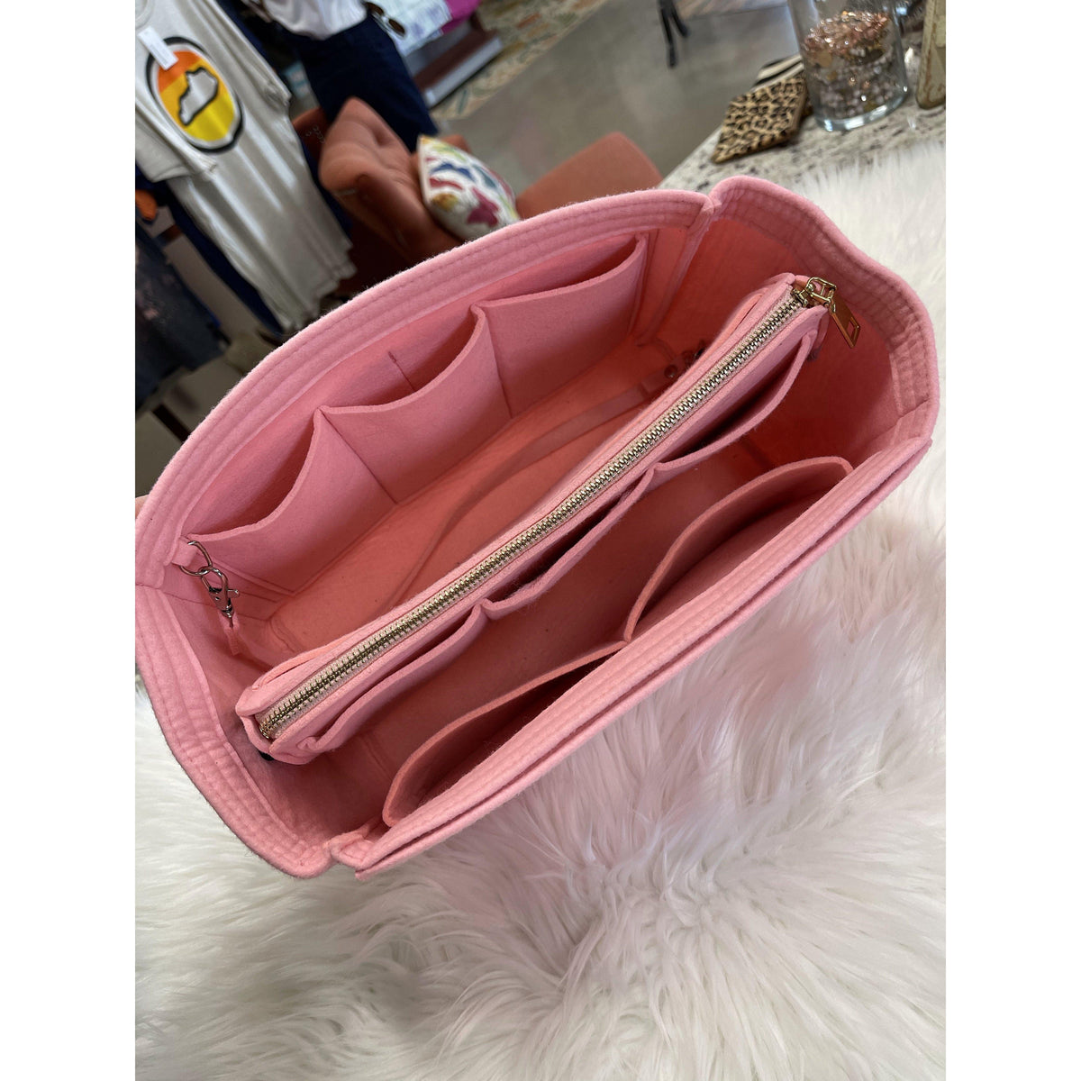 Louis Vuitton Neverfull MM in Damier Ebene Rose Ballerine
