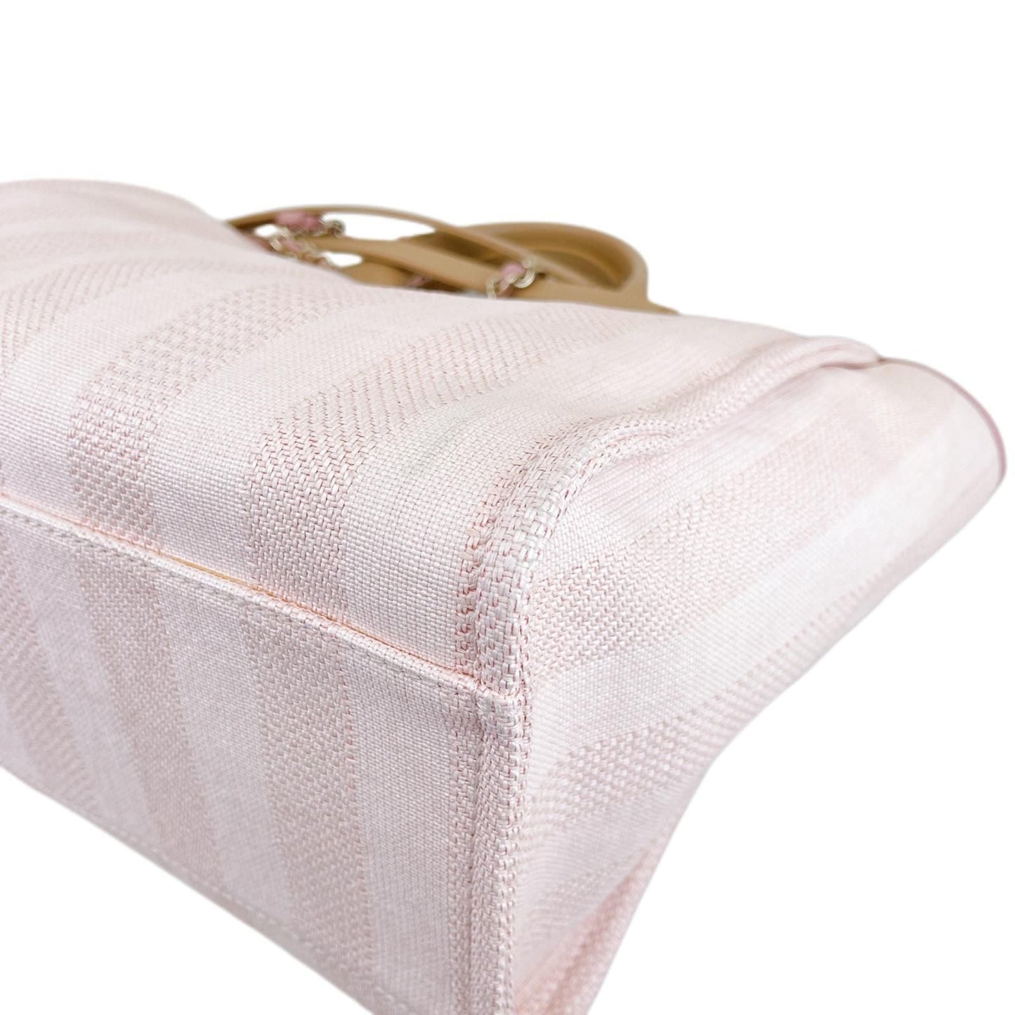 Medium Deauville Tote Mixed Fibers Pink SHW