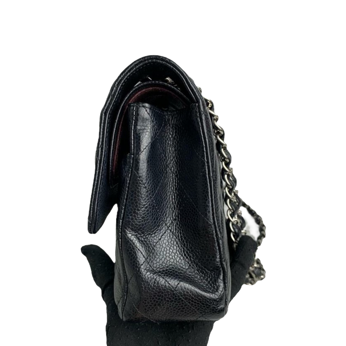 Classic Flap Caviar Medium Black SHW