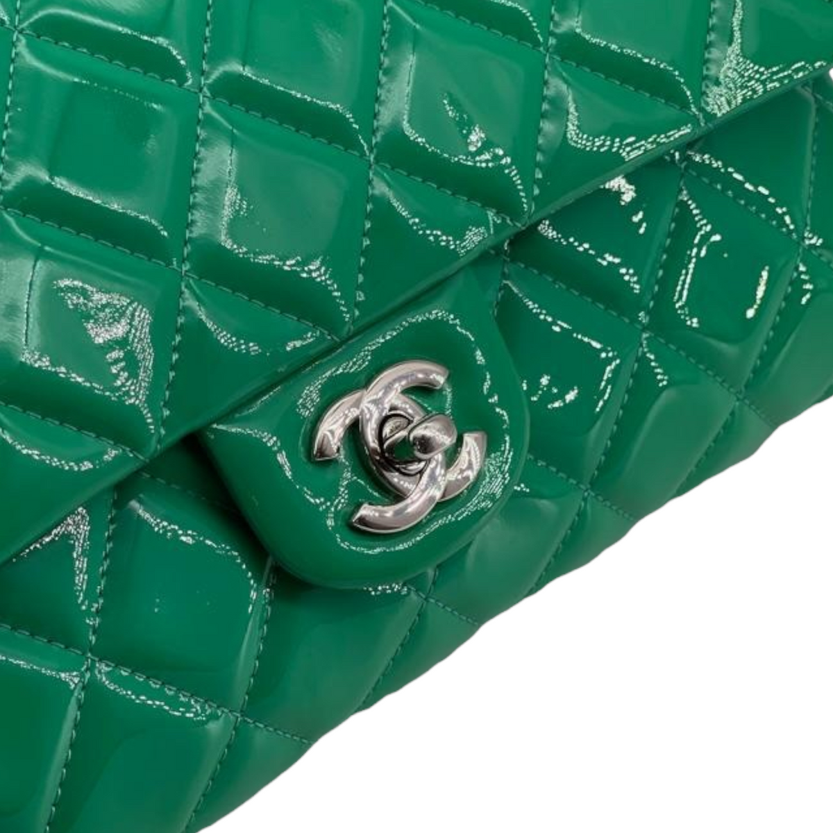 Timeless Clutch Patent Green SHW