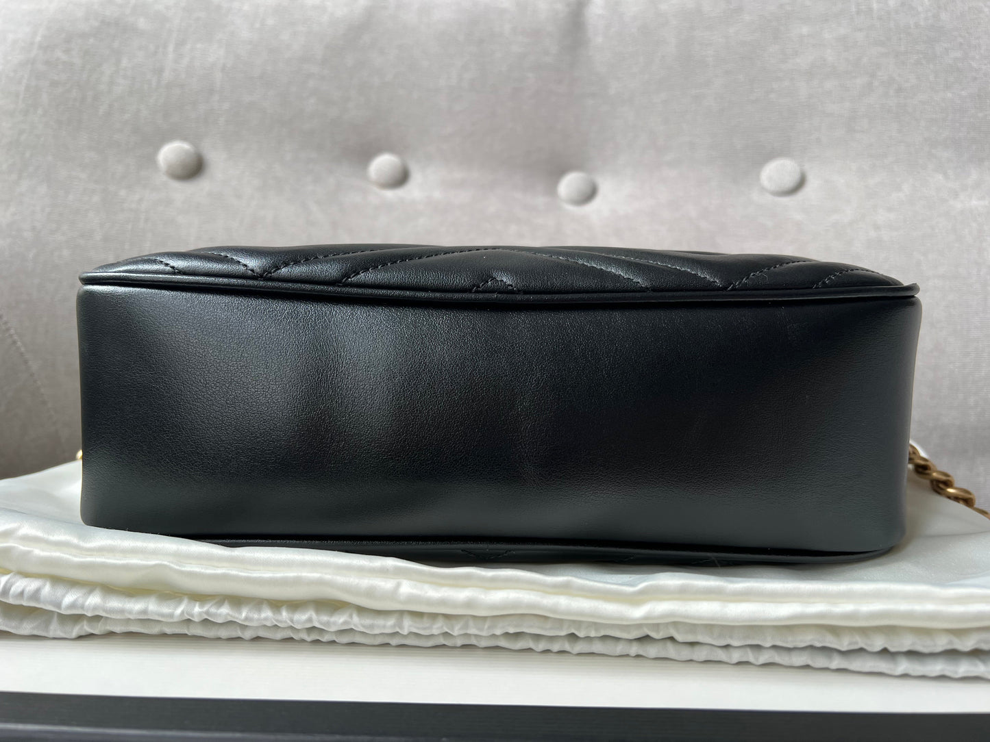 Gucci GG Black Marmont Small Shoulder Bag