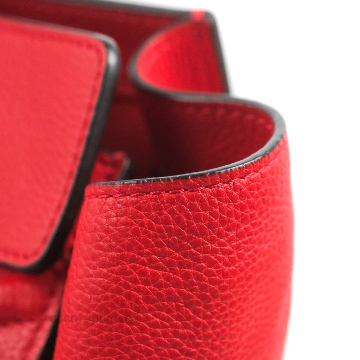 Celine Mini Luggage Bag Red Calfskin
