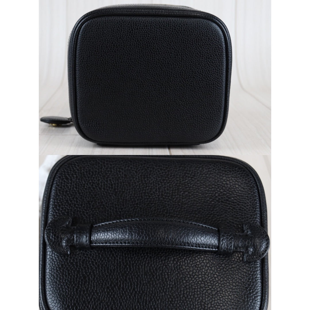 Rank A ｜ CHANEL Caviar Skin Vanity Handbag ｜22122203
