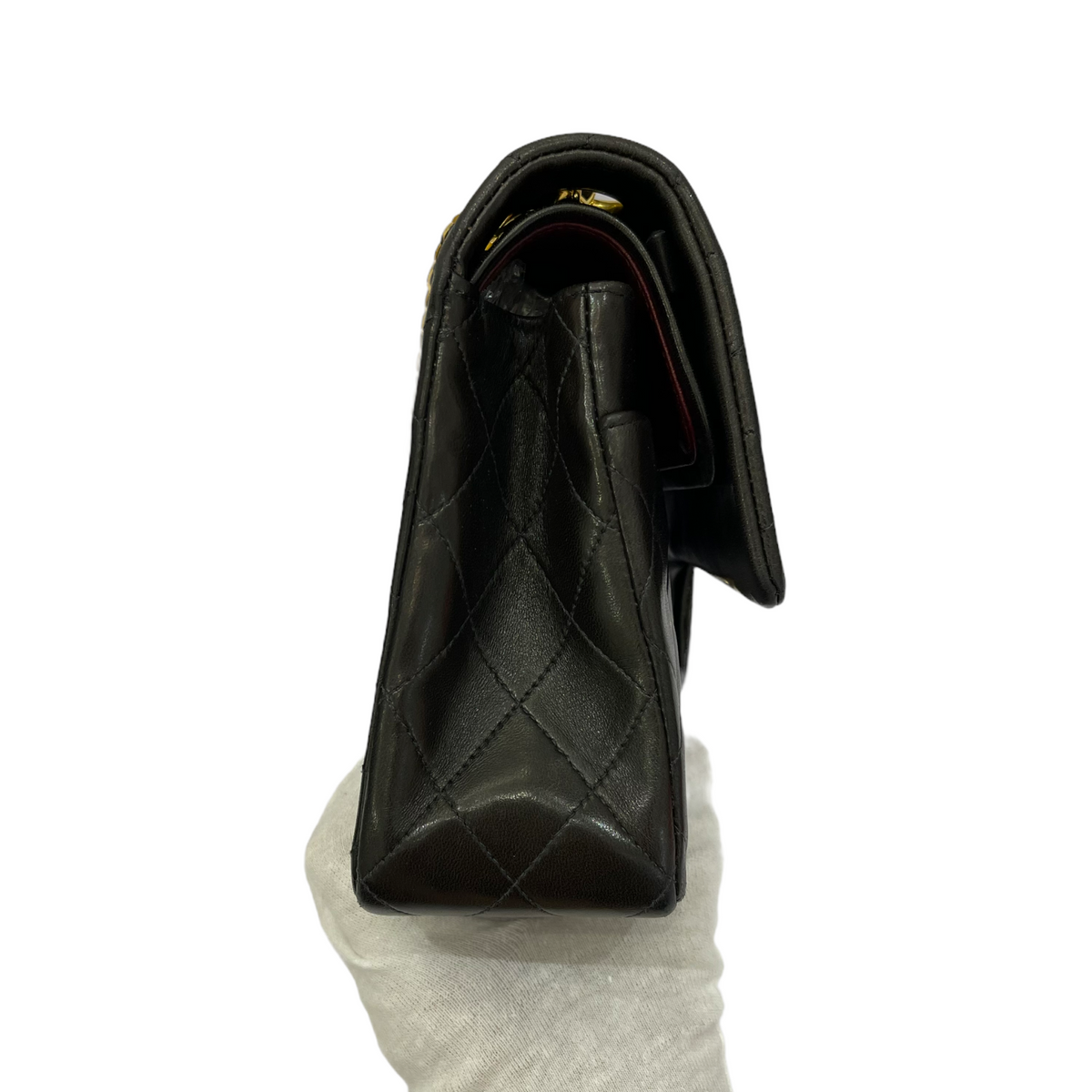 Vintage Classic Flap Medium Lambskin Black GHW