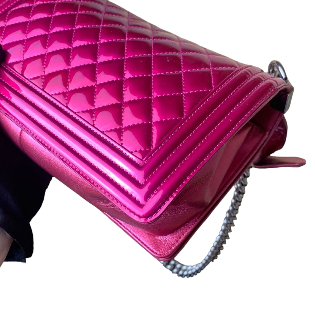 Old Medium Boy Patent Pink SHW