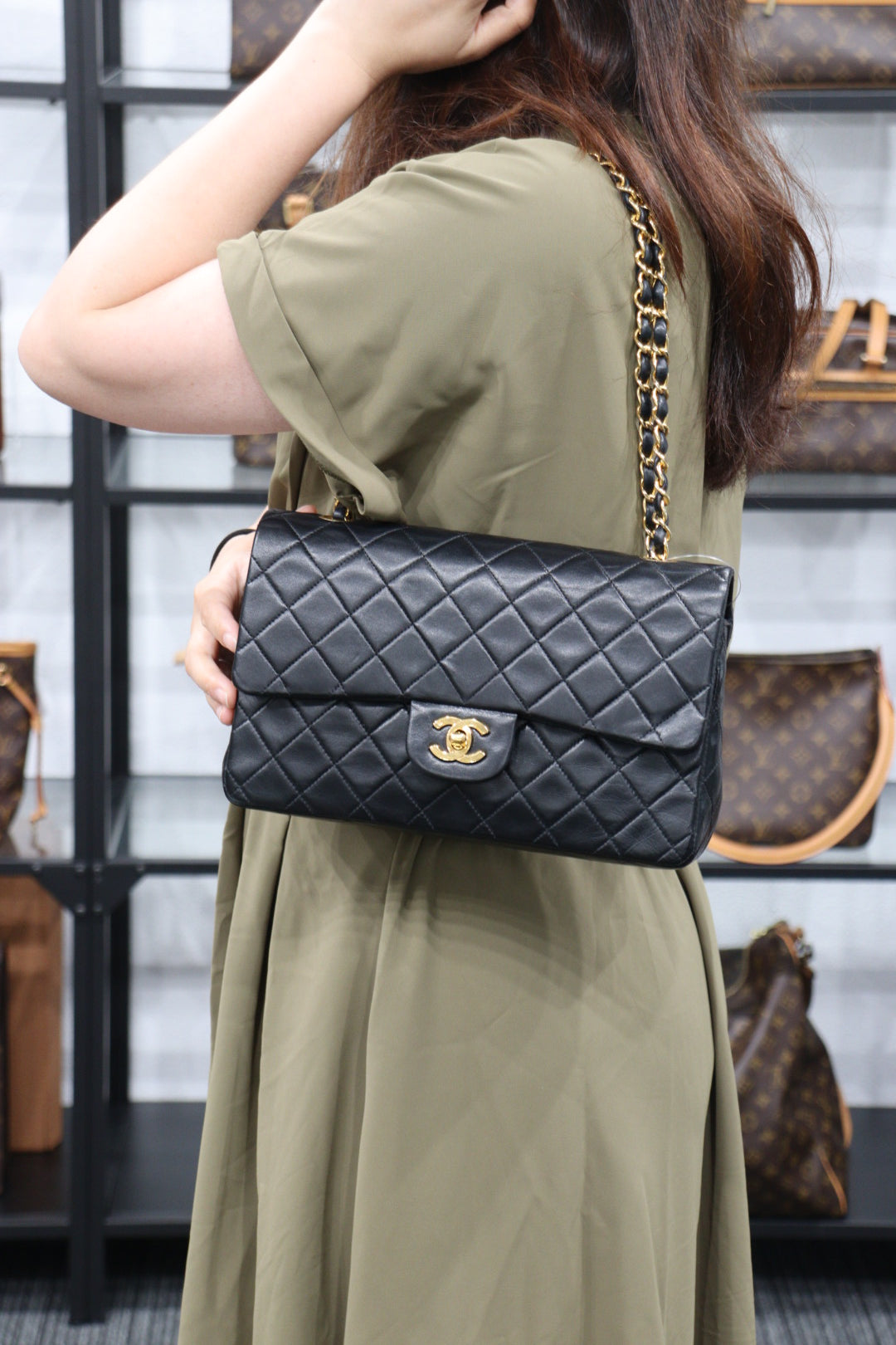Rank AB ｜ CHANEL Matrasse Double Flap 25 Shoulder Bag ｜23052501