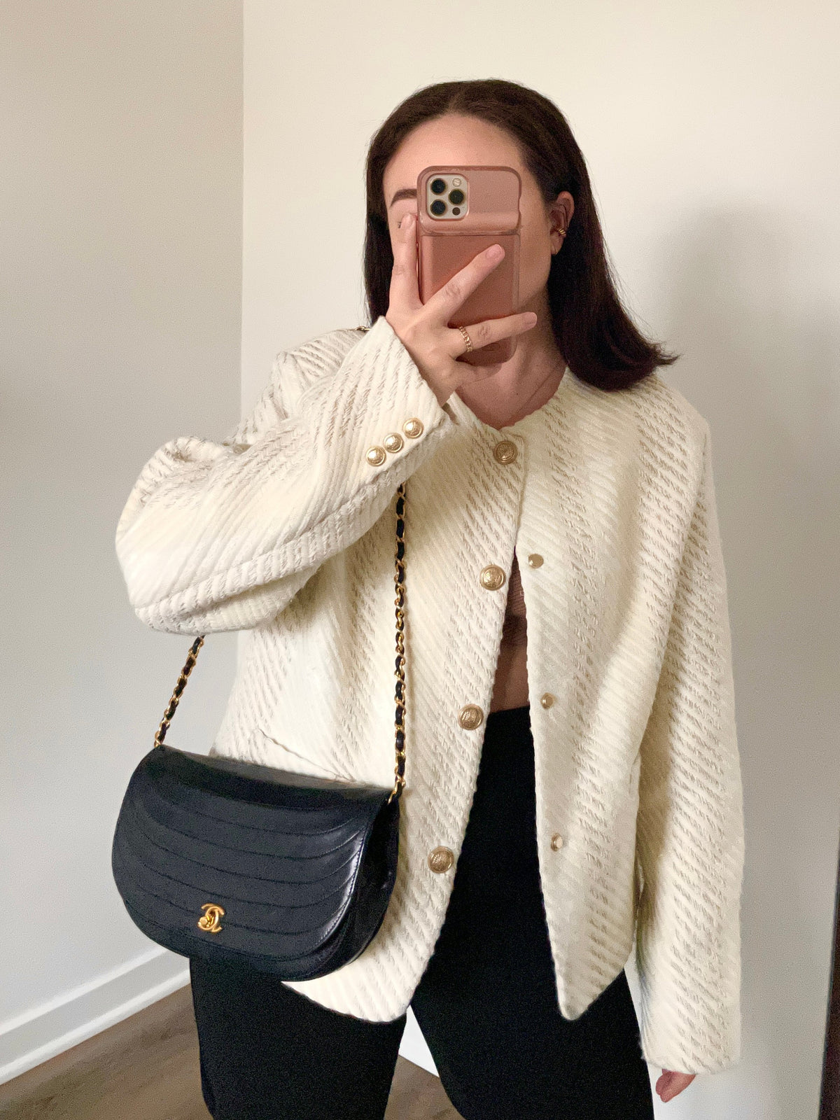 Chanel Small Crescent Flap
