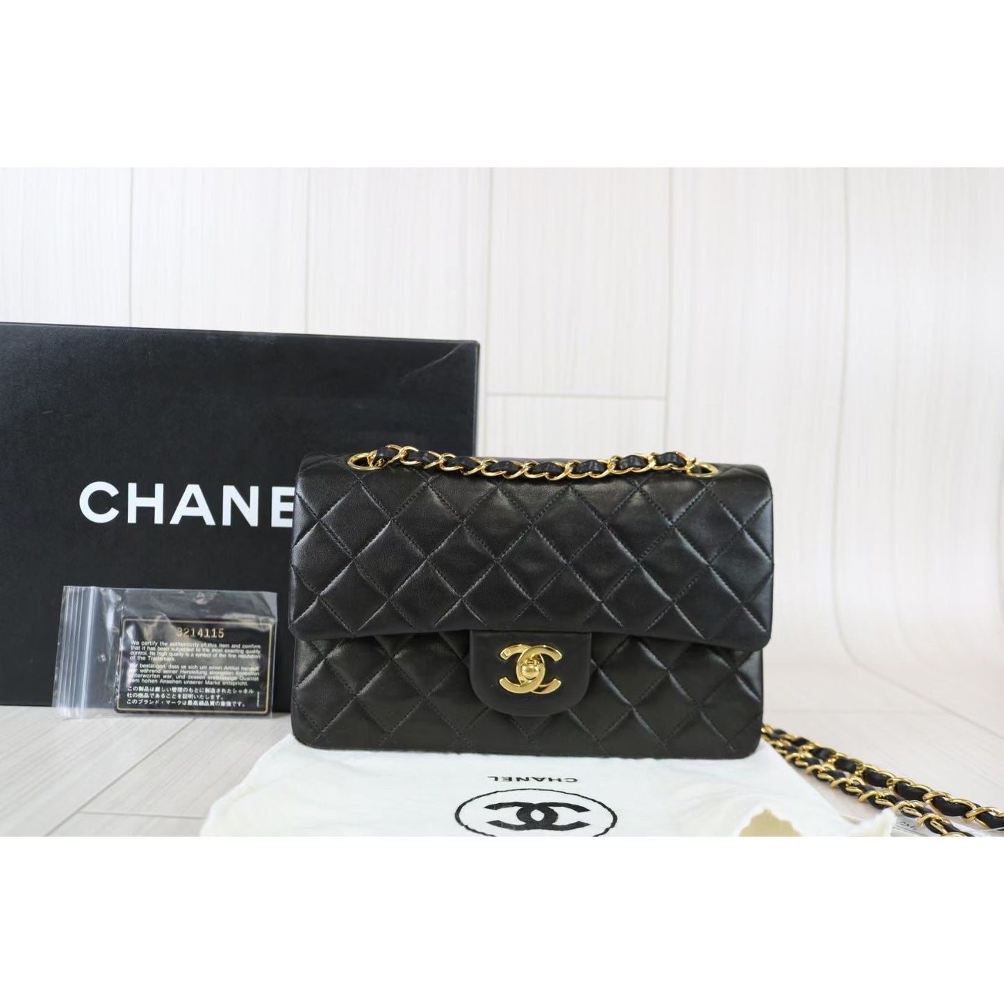 Rank A ｜ CHANEL Matrasse Lamb Skin Chain Shoulder Bag ｜021509