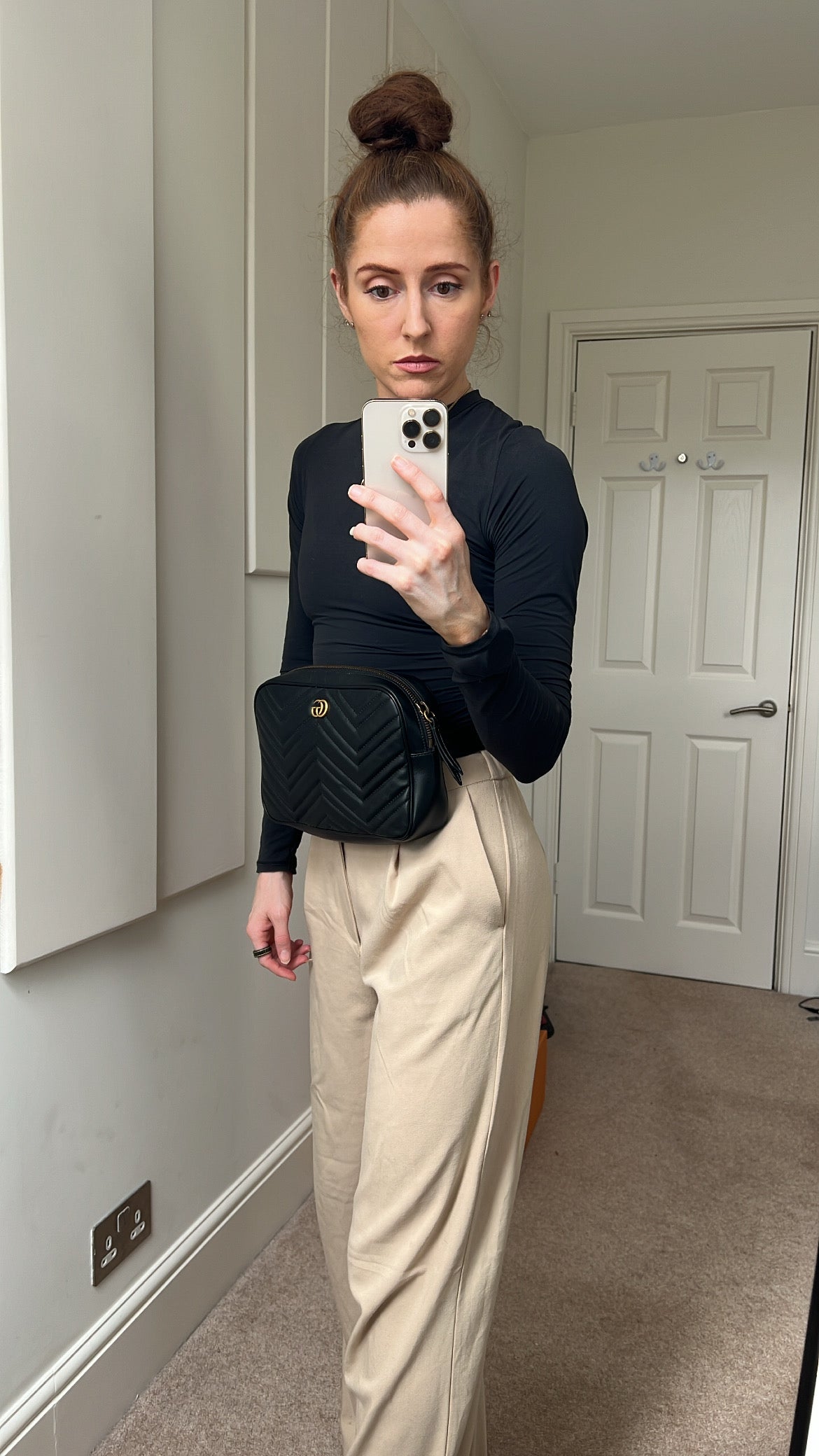 Gucci GG Black Marmont Belt Bag