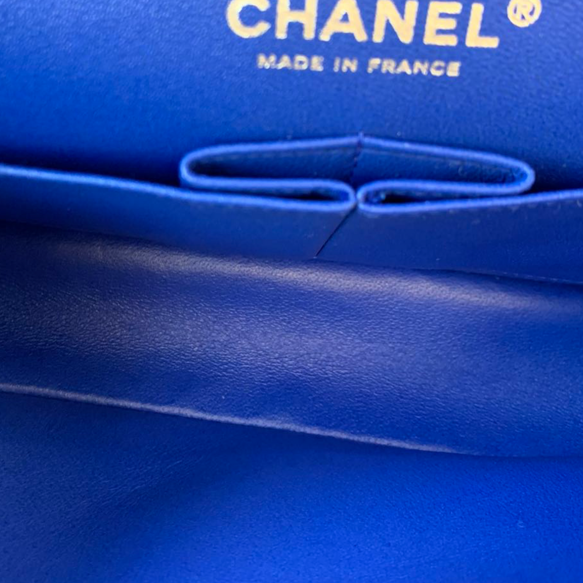Classic Flap Medium Lambskin Blue SHW
