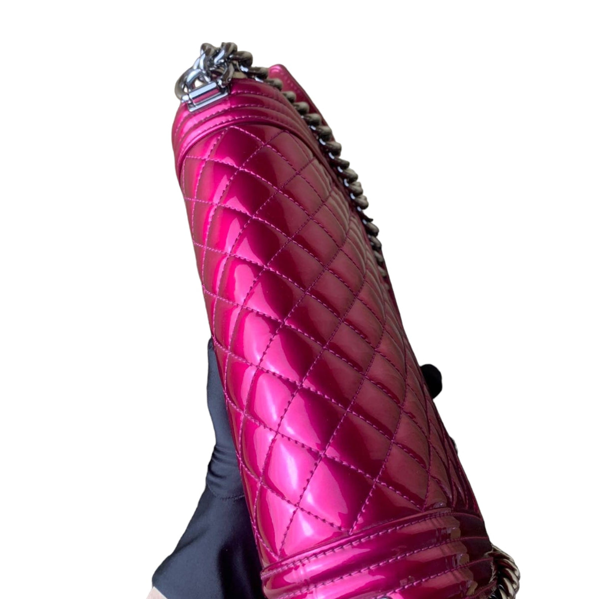 Old Medium Boy Patent Pink SHW